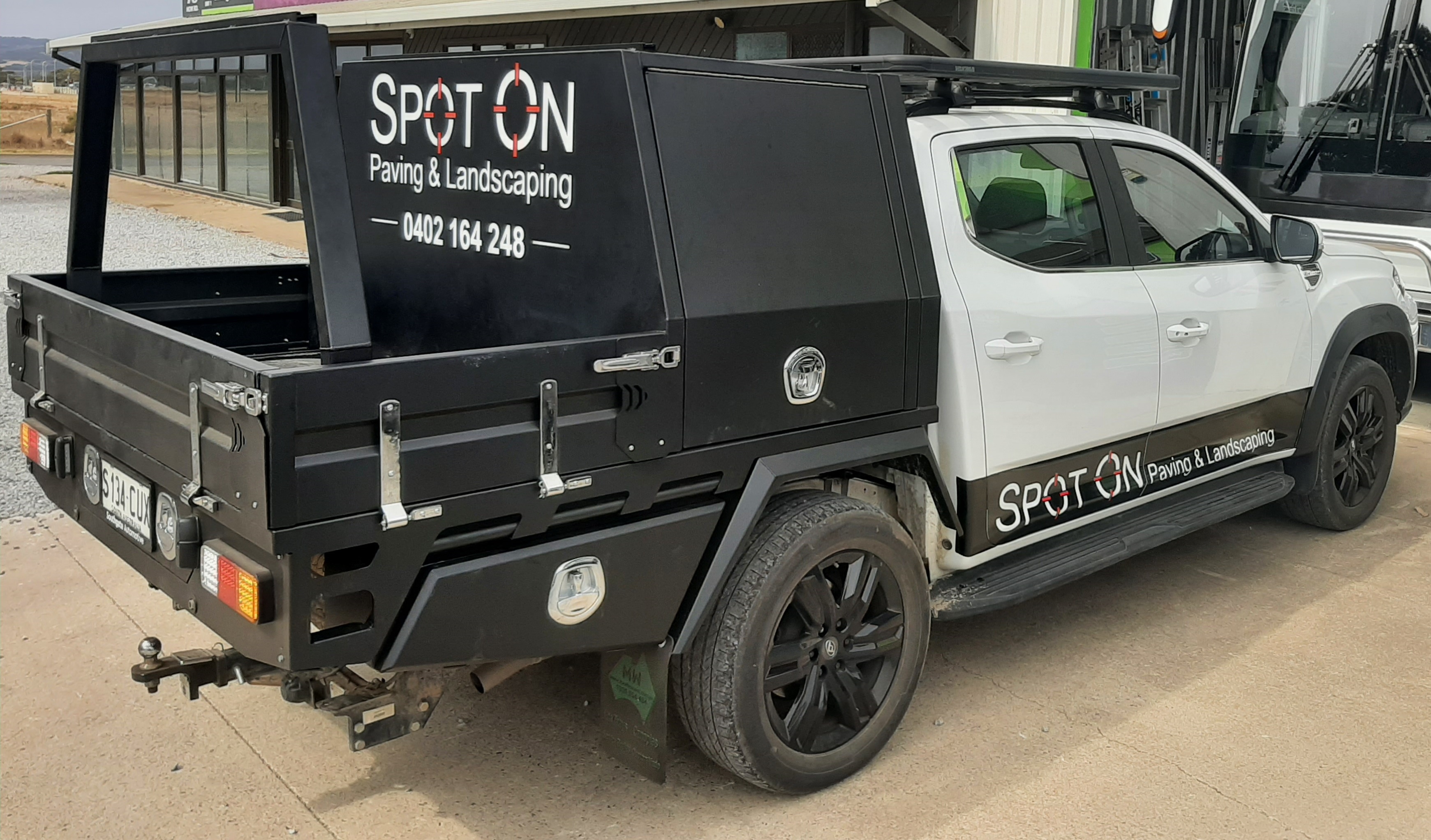 Spot On Paving & Landscaping vehicle 2